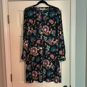 Loft Button Down Shirtdress